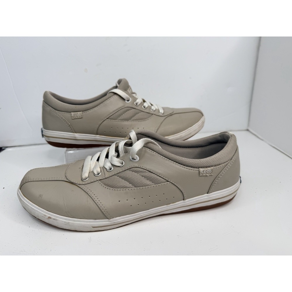 Keds Ortholite Womens Sneakers EU 40.5 (9.5) Beige Lace Up Comfort Casual Shoes